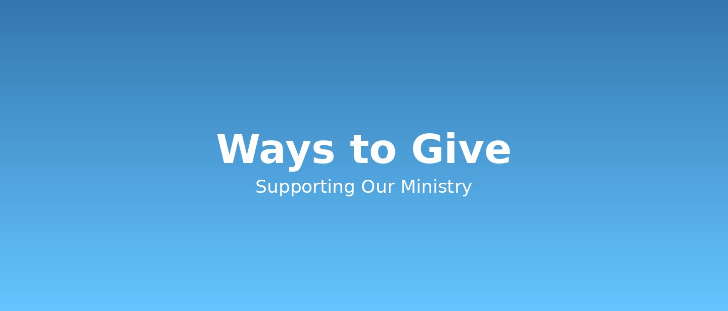 Ways to Give
